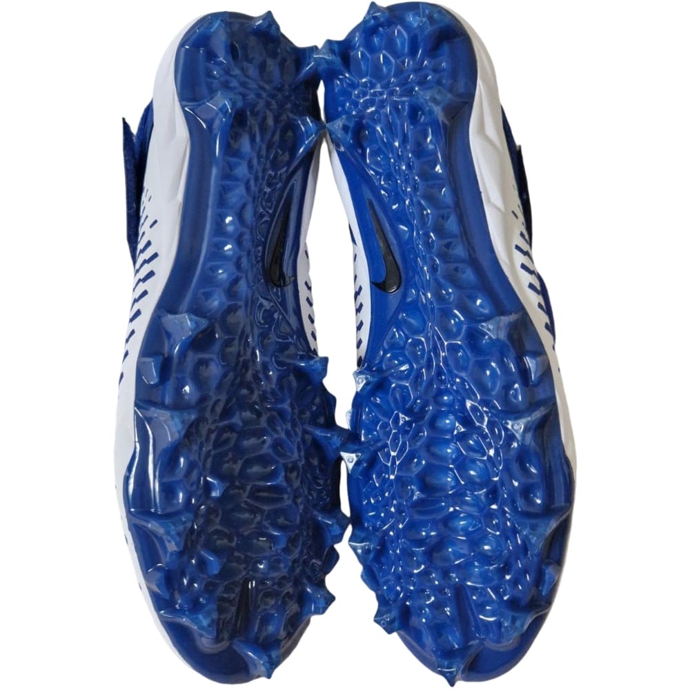 Playmaker Base: American Football Schuhe Nike Alpha Menace Pro 2 Mid Weiß-Blau Produktbild 4